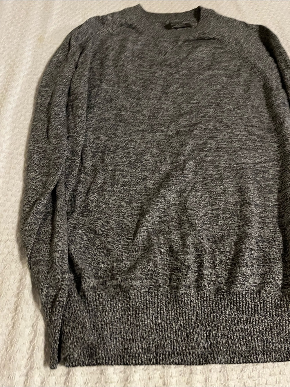Primark Men's Heather Charcoal Crewneck Sweater